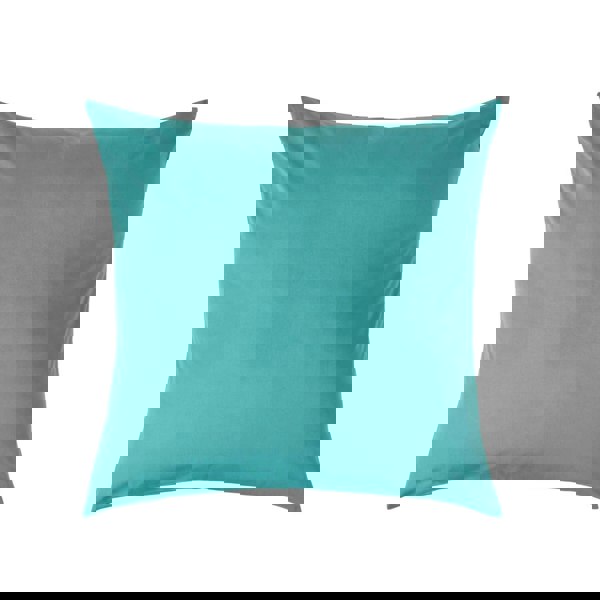 HOMESCAPES Crisp & Cool 200 TC Egyptian Cotton Percale Housewife Pillowcase, European Size