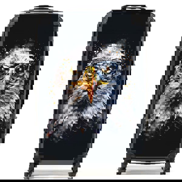 Warren Reed Eagle In Glasses Splashart Suitcase