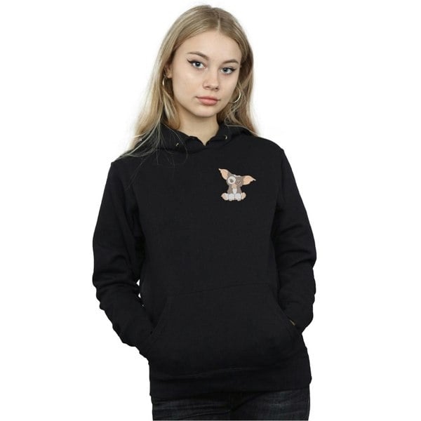 Gremlins Womens/Ladies Gizmo Chest Hoodie - Black