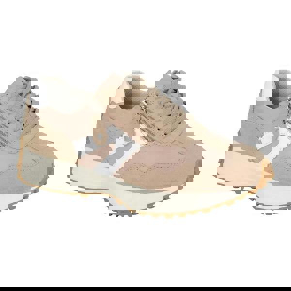 Cipriata Womens/Ladies Ferrara Action Leather Trainers - Light Taupe - 