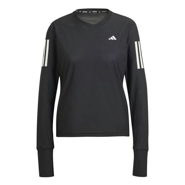 Adidas Womens/Ladies Own The Run Long-Sleeved Top - Black - 