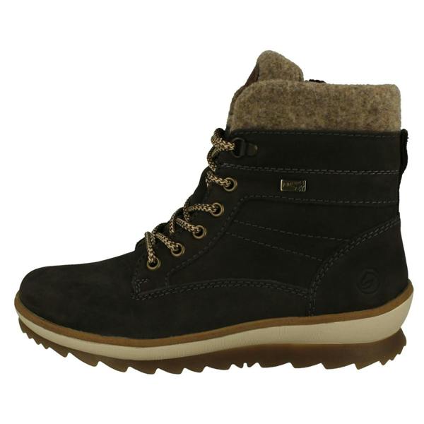 Remonte Ladies Remonte Cuff Detailed Warm Lined Ankle Boots R8477