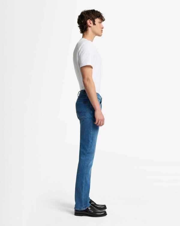 7 For All Mankind SLIMMY Mens Slim Fit Luxe Performance Eco Denim Jeans - Mid Blue