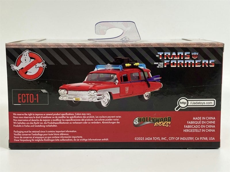 Jada Ghostbusters Ecto 1 Transformers 1:32 Scale Jada 35863