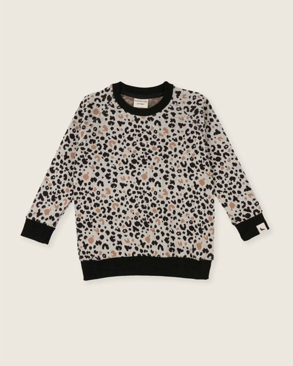 organic cotton Multicolour Leopard Animal Print Sweatshirt - image 1