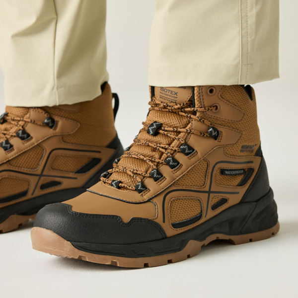 Regatta Mens Vendeavour Walking Boots - Saddle Brown