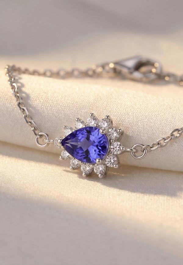 Latelita Phillippa Bracelet Tanzanite Silver