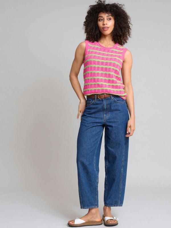 Kite Womens Organic Tolpuddle Knit Tank Top Azalea