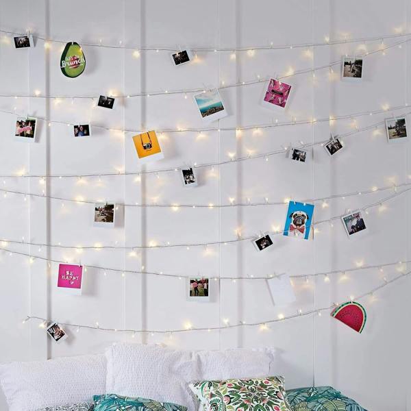 Battery Operated Cool White LED Wire String Fairy Lights in 20, 40 or 80 LED Sizes image 5