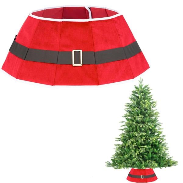 26.8 Inch Santa Diamond Shape Christmas Tree Collar for a Neat Festive Finish image 5