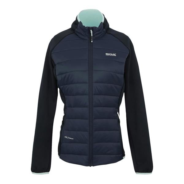 Regatta Womens/Ladies Clumber V Hybrid Jacket - Navy/Icy Morn