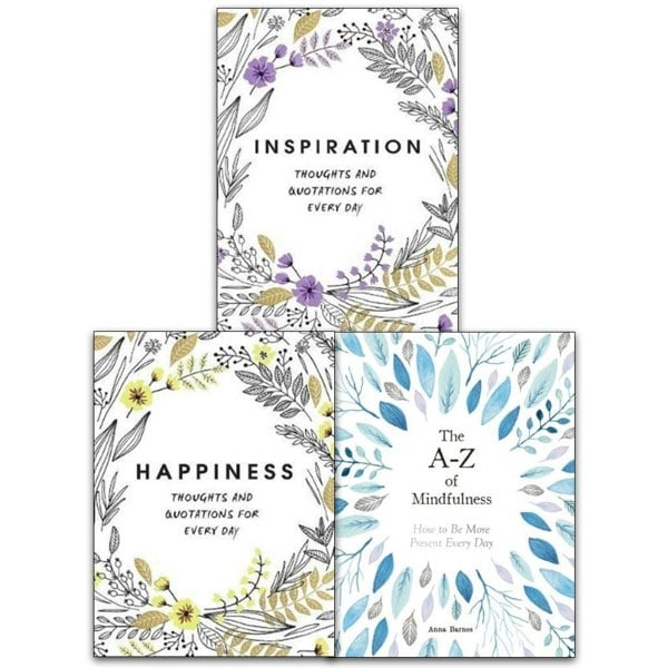 Happiness, Inspiration, The A-Z of Mindfulness 3 Book Set 