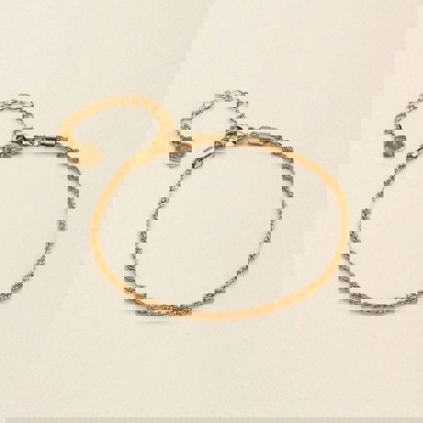 Say It With Rope Chain Bracelet - Yellow Gold