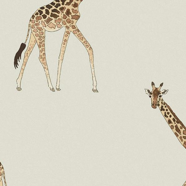 Sophie Allport Giraffe Off White Wallpaper