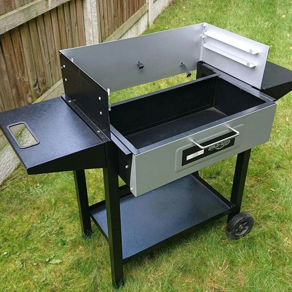 BarBeQuick Trolley Grill & Bake Barbecue with Oven - Large Cooking Area & Removable Grill