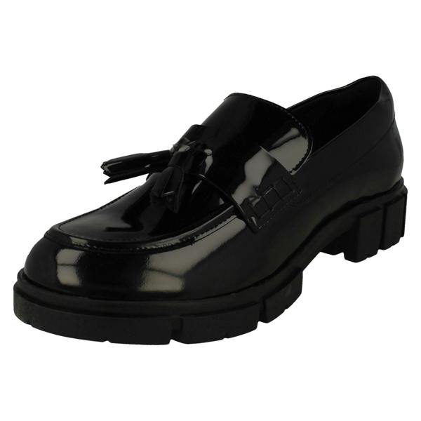 Clarks Ladies Clarks Loafer Style Flat Slip On Shoe Teala Loafer