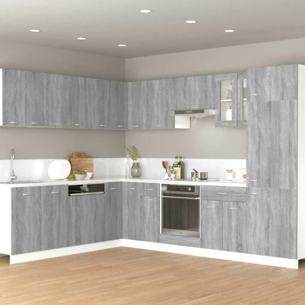 Berkfield Hanging Cabinet Grey Sonoma 60x31x40 cm Engineered Wood