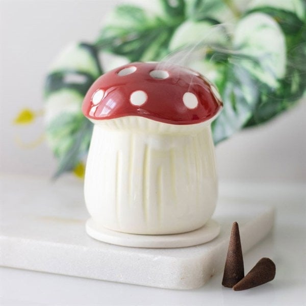 Serano Mushroom Incense Cone Holder