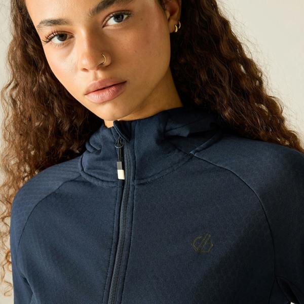 Dare 2B Womens/Ladies Ventura Stretch Hooded Midlayer - Navy - 