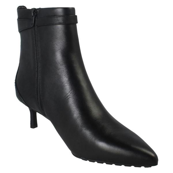 Clarks Ladies Clarks Smart Zip Fastening Heeled Ankle Boots Adela Up