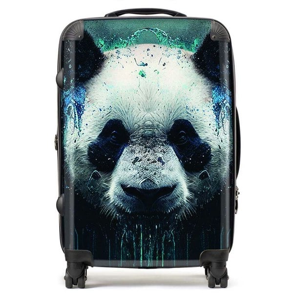 Warren Reed Panda Face Splashart Dark Background Suitcase