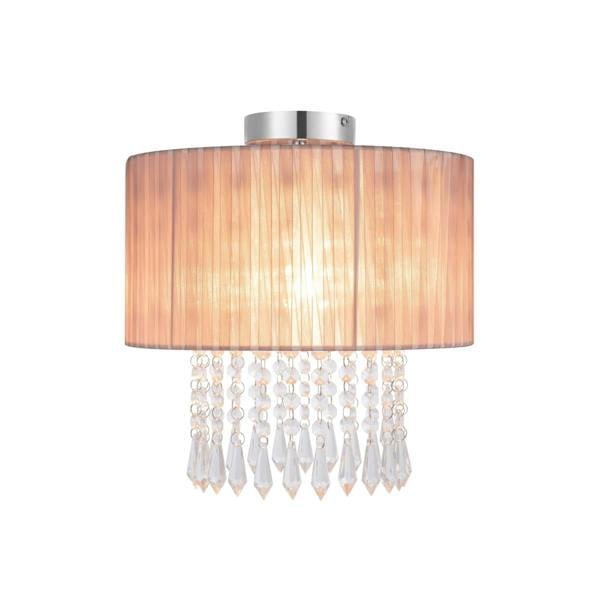 COSYLYTE Winni Modern Beaded Voile Pink Ceiling Light
