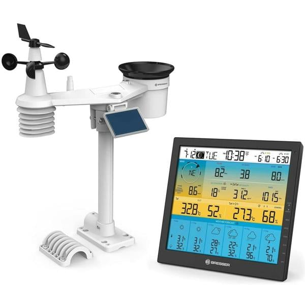 Bresser 7-in-1 Solar Powered Sensor 6-Day 4CAST PRO SF Wi-Fi Weather Station