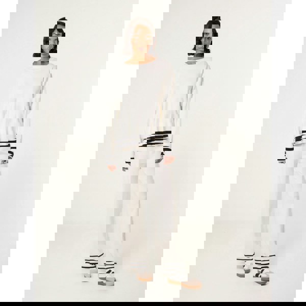 Blue Vanilla Contrast Colour Co-ord -Set