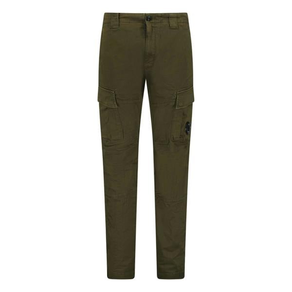CP Company Satin Stretch Cargo Trousers Khaki - chancefashionco