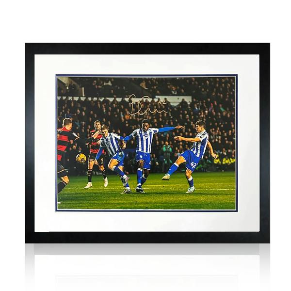 Bailey-Tye Cadamarteri Signed Sheffield Wednesday Deluxe Mount Frame