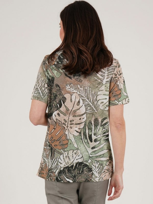 TIGI-Wear Jungle All-over Print Top