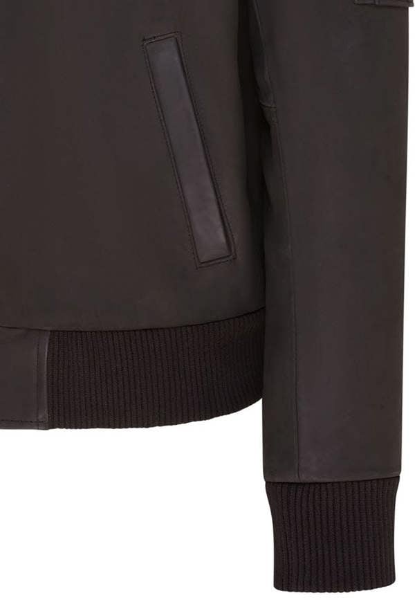 Infinity Leather Mens A2 Cowhide Leather Bomber Jacket-Eura