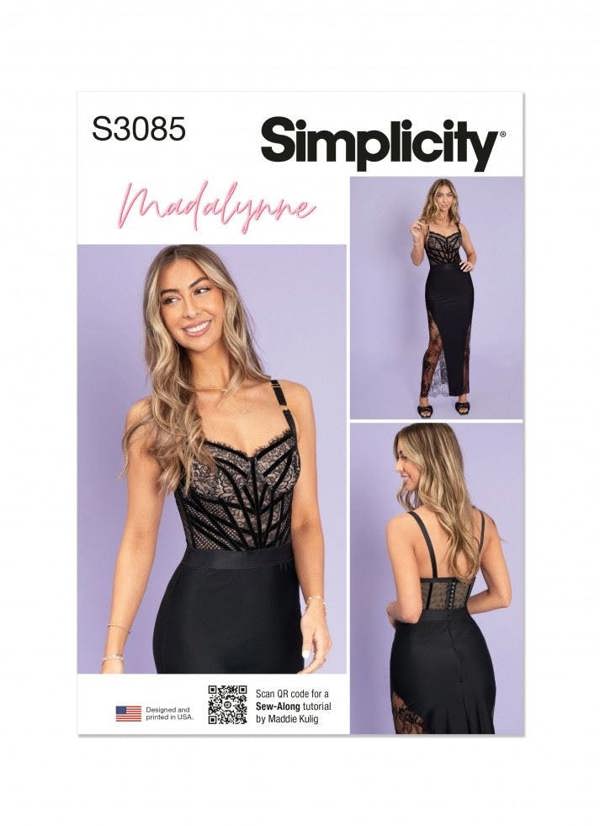 Simplicity Sewing Pattern 3085, Dresses for Women, AA (XS-S-M-L-XL) - Intermediate