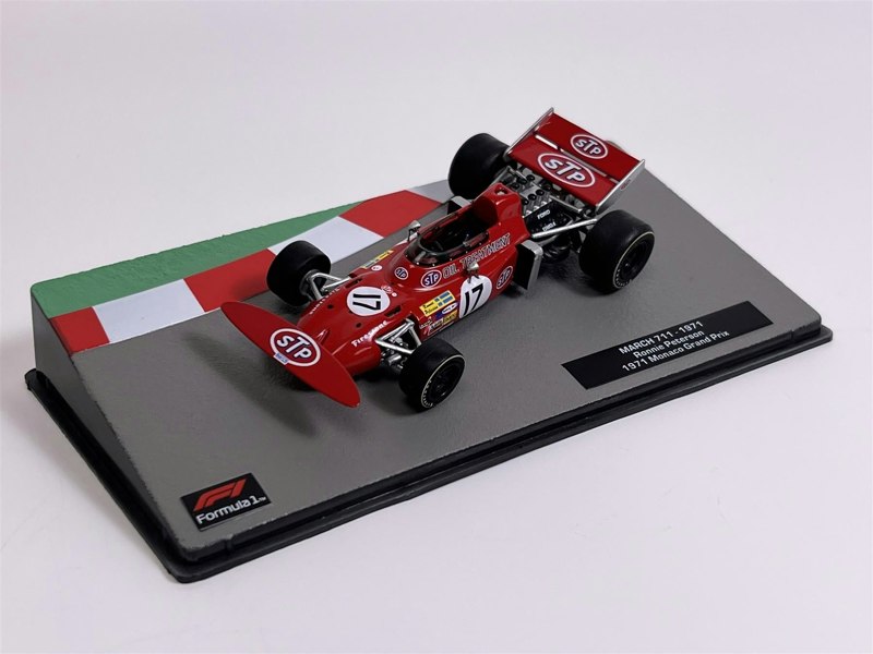 F1 Collection Ronnie Peterson March 711 1971 Monaco Grand Prix 1:43 Scale