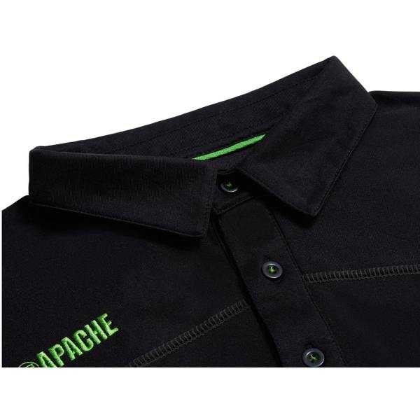 Apache Langley Black Performance Polo Shirt - Multi Colour - 
