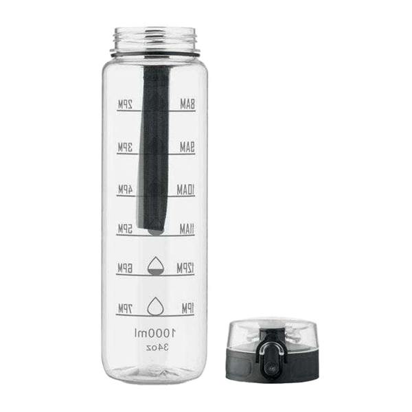 MidOcean Isforden RPET Sports 1L Water Bottle - Transparent/Transparent - 
