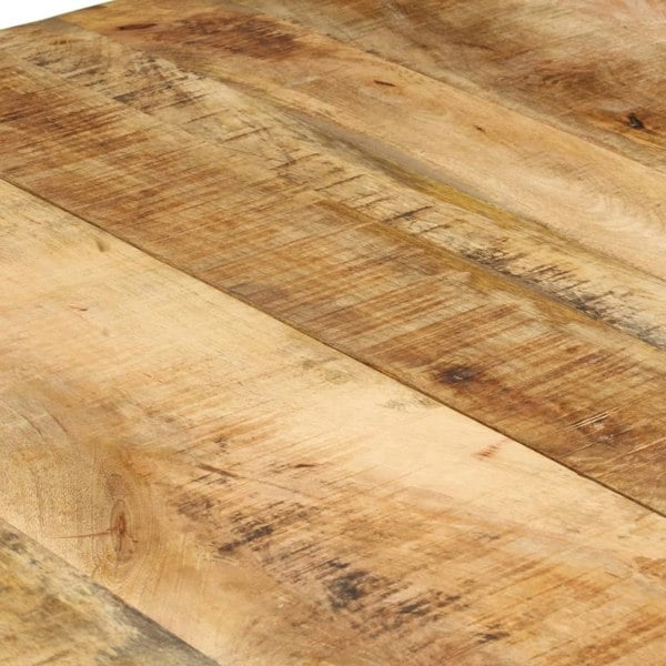 Berkfield Dining Table 200x100x76 cm Rough Mango Wood