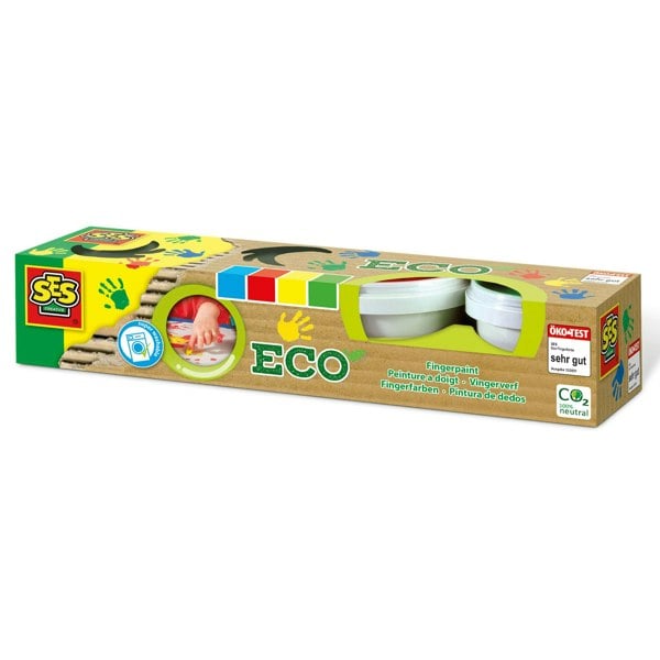 SES Creative Eco fingerpaint 4 colours