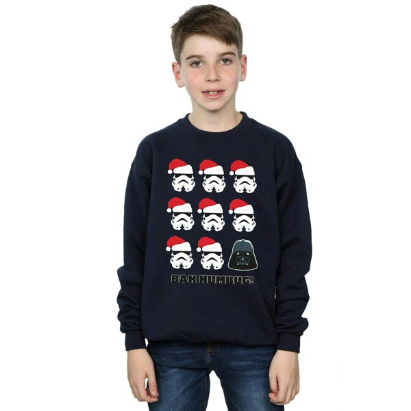 Star Wars Boys Christmas Humbug Sweatshirt - Navy Blue