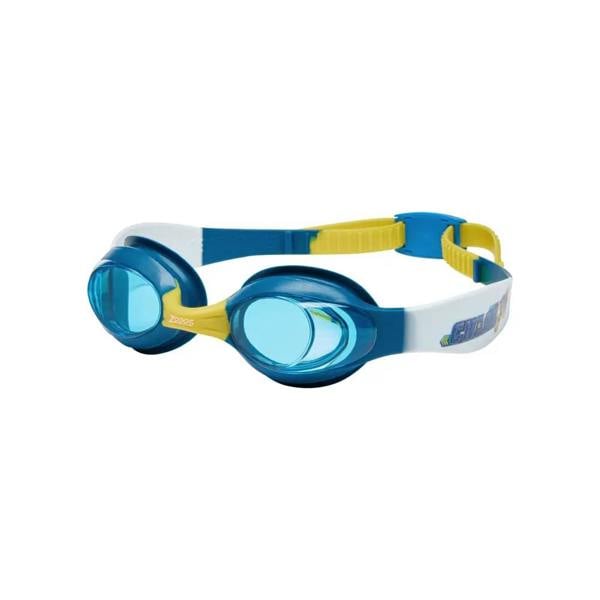 Zoggs Paw Patrol kids goggles in blue and yellow with clear plastic lenses
