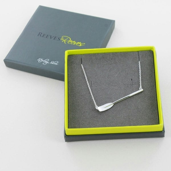 Gig Oar Sterling Silver Necklace - Reeves & Reeves