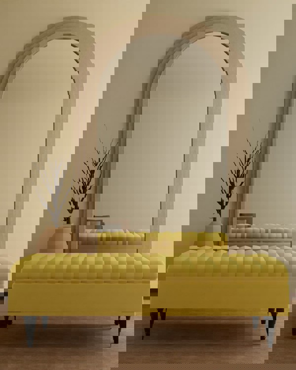 ISTOOLS Romo Panel Ottoman Bench Seat – Stylish Coffee Table & Comfortable Seating for Living Rooms UK