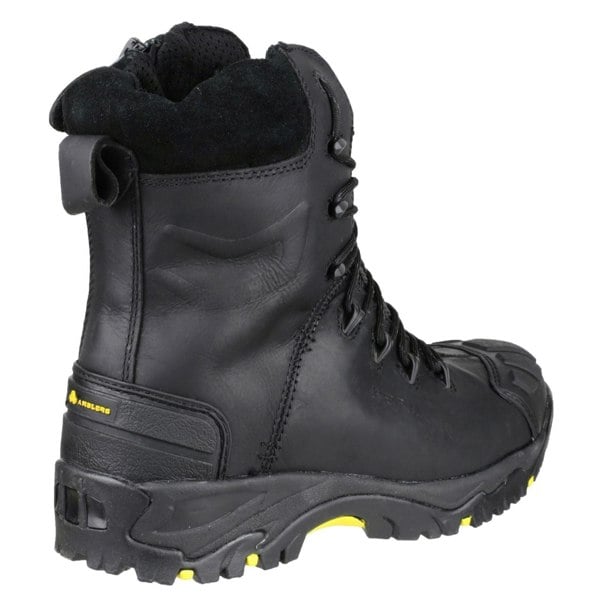 Amblers Safety FS999 Hi Leg Composite Safety Boot With Side Zip Unisex in Black