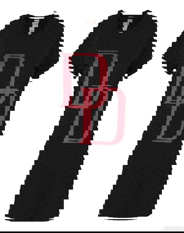 Marvel Womens Black Logo Short Sleeved T-Shirt