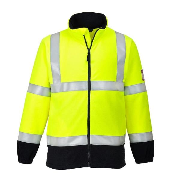 Modaflame Fleece Hi-Vis Contrast FR Jacket Portwest