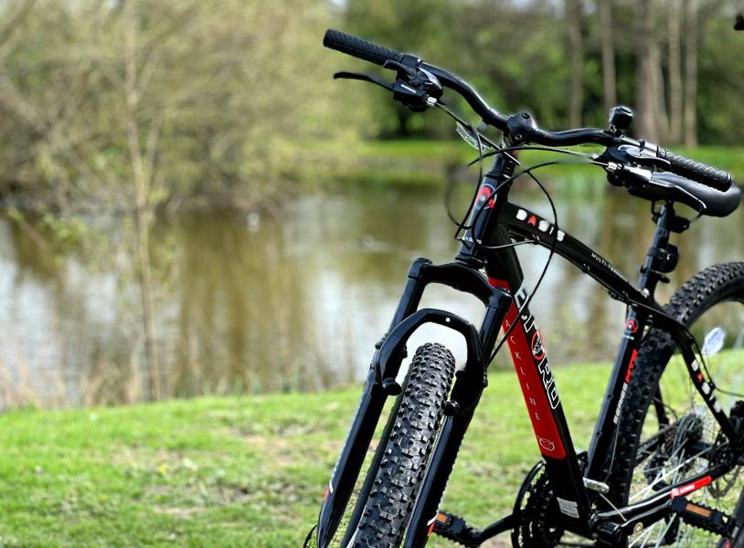 Basis Bikes Basis El Toro Hardtail Mountain Bike, 27.5" Wheel - Black/Red