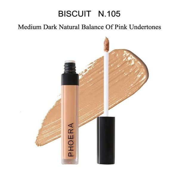 Phoera Full Coverage Liquid Concealer Matt Finish Flawless Concealer