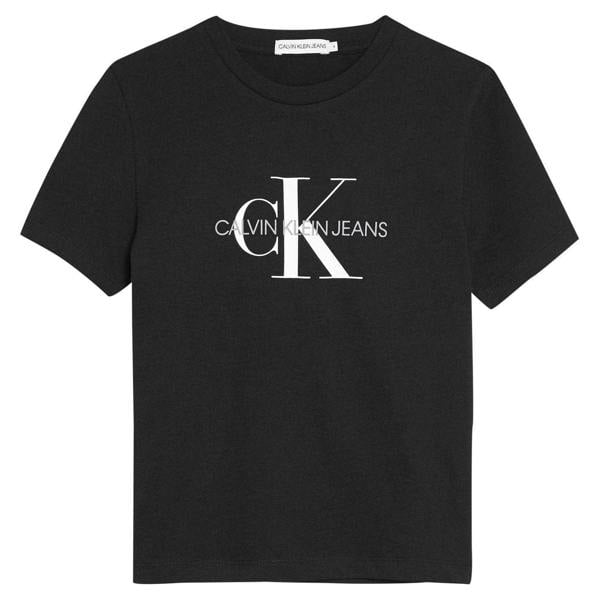 Calvin Klein Childrens/Kids Monogram T-Shirt - Black - 