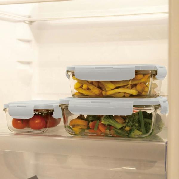 3 Pcs Container Set Berlinger Haus BH8793 | Cream