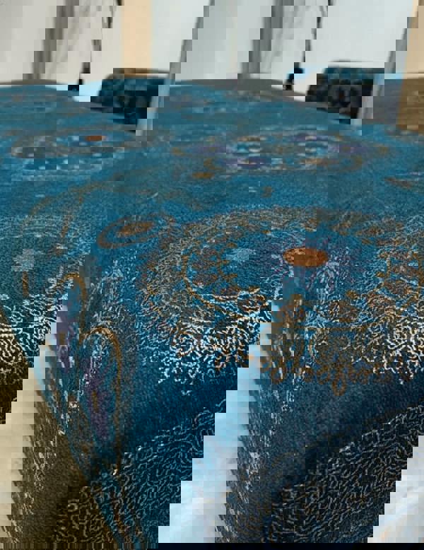 Round and Square Green Footstool Pouffe for UK Home Décor - ISTOOLS